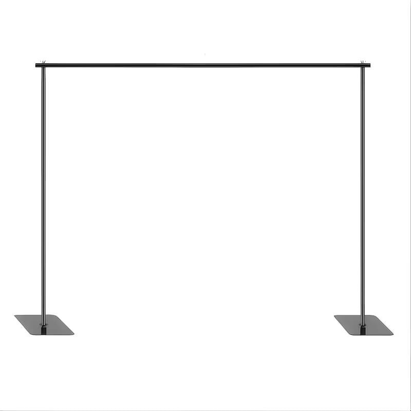 Metal Rectangle Backdrop 7.5ft×8ft — Black