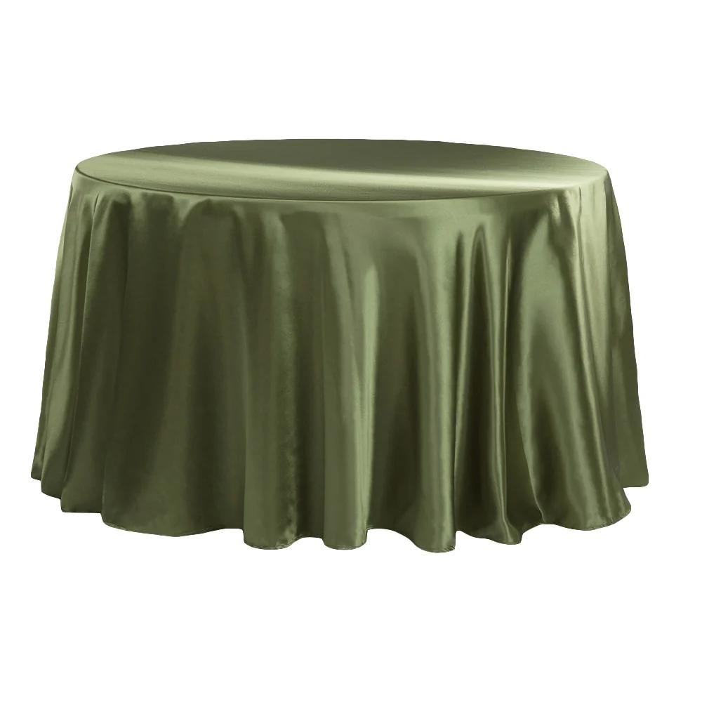 Satin Round Tablecloth — Willow