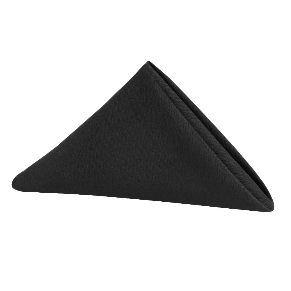 Polyester Napkin 20"x20" — Black