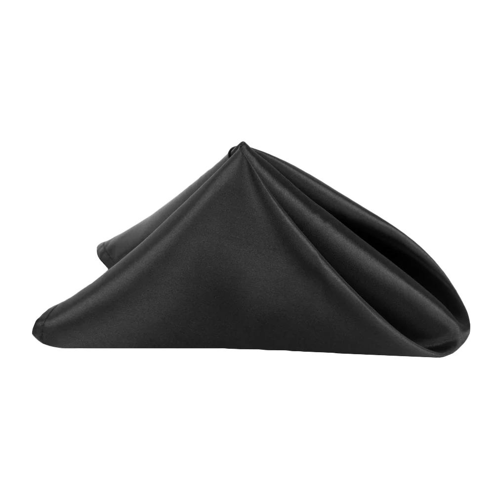 Satin Napkin 20"x20" — Black