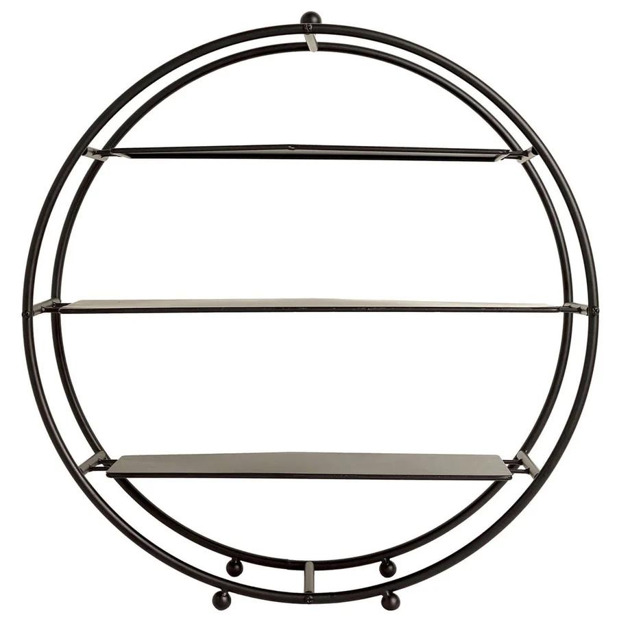 Metal Round Display 21" — Black