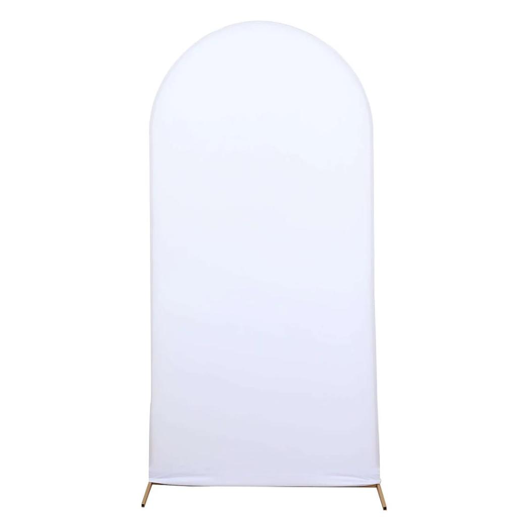 Spandex Arch Cover 6.5ft — White